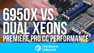 6950X vs Dual Xeons Premiere Pro CC Encoding Battle [upl. by Artep]