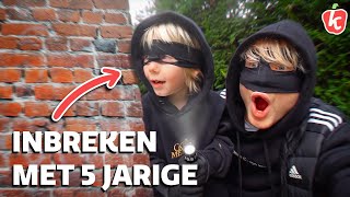 “INBREKEN” MET EEN 5JARIGE HIJ DENKT DAT ‘T ECHT IS  Kalvijn amp Kiddos 1  Kalvijn [upl. by Keary]