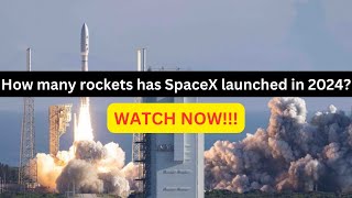 How many rockets has SpaceX launched in 2024  spacex nasa2024 rocketlaunches [upl. by Lindie408]