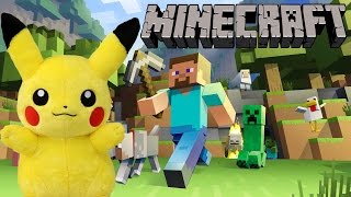 Pikachu Plays Minecraft [upl. by Aydne]