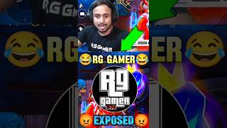 RG GAMER EXPOSED 😂  Rg Gamer Scripted Video  rg gamer freefire shorts ytshorts [upl. by Alisun]