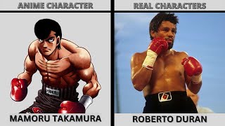 HAJIME NO IPPO CHARACTERS IN REAL LIFE  ANIMO RANKER [upl. by Brear651]