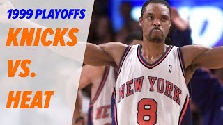 19 YEARS AGO TODAY KNICKS VS HEAT Game 3 1st Rd 1999 Playoffs [upl. by Hernardo]