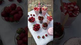 Strawberry Dessert Festival Now Available in PimpriChinchwad pcmc pcmcfood punefood [upl. by Norit]