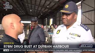 Over R70 million drug bust in Durban Harbour [upl. by Latsyrhk]