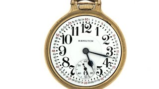 Hamilton 950E Railroad Pocket Watch [upl. by Sheppard]