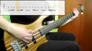 Tool  Schism Bass Cover Play Along Tabs In Video [upl. by Tija]