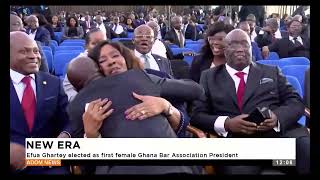 Efua Ghartey elected as first female Ghana Bar Association President Premtobre Kasee on Adom TV [upl. by Barabbas]