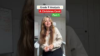 Grade 9 A Christmas Carol analysis🎄Part 1 [upl. by Idnyc279]