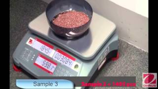 OHAUS Ranger® Count 2000 Precision Test EN [upl. by Olegnaleahcim]