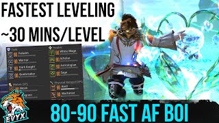 Fastest 8090 Leveling Method in Endwalker  Bozjan Southern Front [upl. by Zelde]