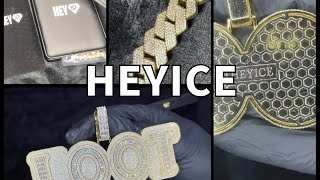 HEYICE Jewelry Review  INSANE 20MM Cuban Chain amp CUSTOM Pendant [upl. by Acinehs395]