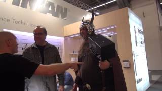 Joyo Messe 2015  Thor and Mjolnir meet the people [upl. by Artenra777]