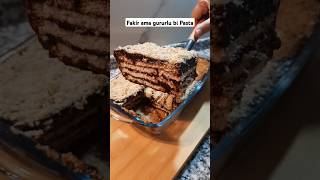 3 malzemeli fakir pastası  keşfet shorts viralvideo cake pasta [upl. by Retrak921]