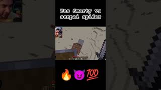 When two legends of Minecraft against each other yessmartypie senpai spiderminecraft [upl. by Aneeb]