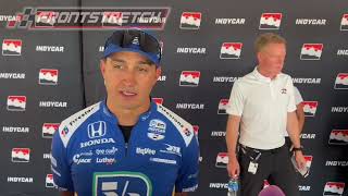 Graham Rahal On FatherInLaw John Forces Recovery From Crash quotWere All Getting Through Itquot [upl. by Sturdivant439]