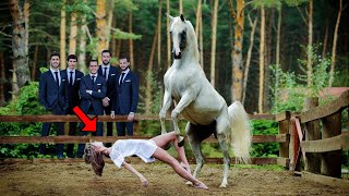 This Story Shocks The Whole World What a Horse Did with a Girl in the Stallion Pen [upl. by Pestana]