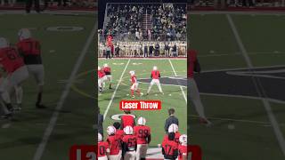 Rifling it through for the completion youtubeshorts football highschoolfootball [upl. by Atnoved]