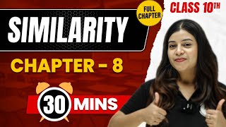 SIMILARITY in 30 Mins  Complete Chapter Mind  Map  Class 10 ICSE MATHS [upl. by Cuhp]