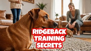 Rhodesian Ridgeback Training Hacks You NEED to Know for Obedience  Dog Training  Puppy Training [upl. by Odilo]