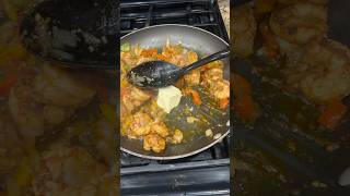 Fried Snapper with Shrimp amp Grits 😋🔥😩 thatmanandthemkids cooking brunch momlife [upl. by Aneekan]