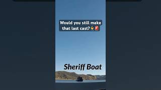 Would you still make that last cast 👮‍♂️🚨 shorts fishing bassfishing nature lake police [upl. by Mikah]