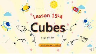 EnVision Math Grade 2 Lesson 154  Cubes [upl. by Ael]