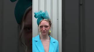 How to wear a percher hat  Holly Young Millinery Spring Summer 2024 [upl. by Thora]