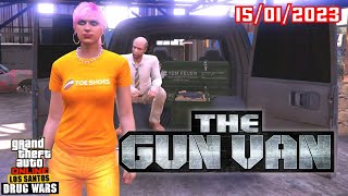 GTA Online  Emplacement de larmurerie mobile gun van 150123 [upl. by Alyag]