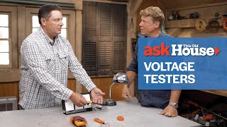 How To Use a Voltage Tester  Ask This Old House [upl. by Alletsirhc]