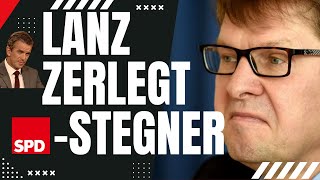 Das hat gesessen Markus Lanz zerlegt SPD Mann Ralf Stegner in alle Einzelteile [upl. by Sisco]