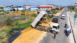 Operational with experts working on land reclamation from ASEAN Roads to expand farmland [upl. by Atrice966]