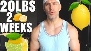 Lemon Water Diet  20lbs In 2 Weeks [upl. by Gastineau]