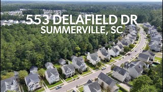 Video Tour  553 Delafield Dr Summerville SC1 Unbranded [upl. by Ardet]