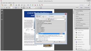 Adobe Acrobat XI Advanced Tutorial  Pre Flight Analysis [upl. by Normac]