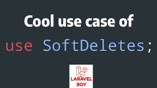 Laravel Eloquent tip  soft deletes in relationships [upl. by Kcaj747]