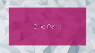 Billie Park  appearance [upl. by Fabio]