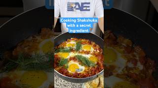 Cooking Shakshuka with a Secret Ingredient nickstrendypicks recipe shakshuka breakfastideas [upl. by Aik]