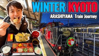 Winter Kyoto Romantic Train with Illumination Holiday Season Nishiki Market Wagyu Tempura Ep451 [upl. by Grote334]