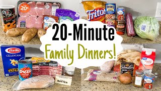 20 MINUTE MEALS  FIVE Quick amp EASY Weeknight Dinner Ideas  Julia Pacheco [upl. by Asenab103]