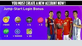 BEST TIME TO START NEW PES ACCOUNT  EPIC REWARDS  PES 2021 MOBILE [upl. by Ecnahs]