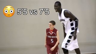 55 vs 75 CRAZIEST HEIGHT DIFFERENCE WEVE SEEN [upl. by Solitta242]