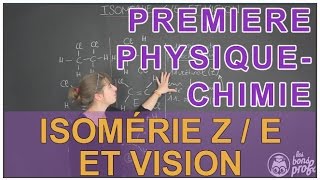 Isomérie ZE et vision  PhysiqueChimie  1ère S  Les Bons Profs [upl. by Tartaglia]