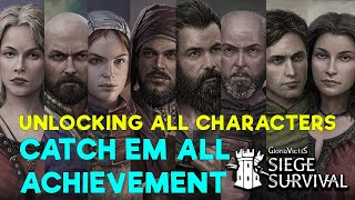 ALL CHARACTER LOCATIONS  MAIN STORY  Siege Survival Gloria Victis  Catch Em All achievement [upl. by Guglielmo]