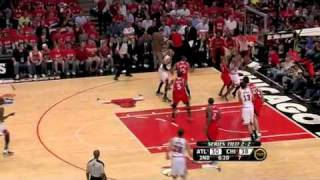 NBA Playoffs 2011 Chicago Bulls Vs Atlanta Hawks Game 5 Highlights 32 [upl. by Malti]