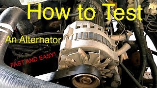 How to Test an Alternator fast and simple [upl. by Iila]