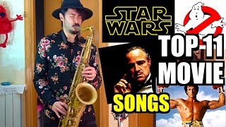 TOP 11 MOVIE SONGS on SAX 🎷 [upl. by Lihkin]