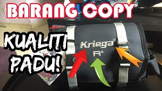 Review Kriega R3 Copy Ori  PorchBag  RidingGear [upl. by Enutrof279]