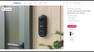 Reolink Video Doorbell Synology Surveillance Station 9 [upl. by Narej628]