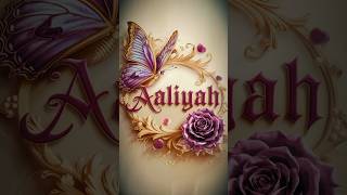 NameAaliyah 🌹 shorts Subscribe For More Videos Like Comment Share  FezMusic1 aaliyah [upl. by Lynde208]